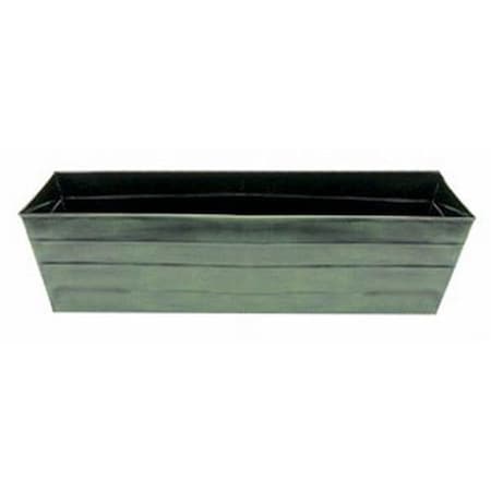 Book Publishing Co Galvanized Tin Window Box - Powder Coated in Green Patina - Large GR707853
